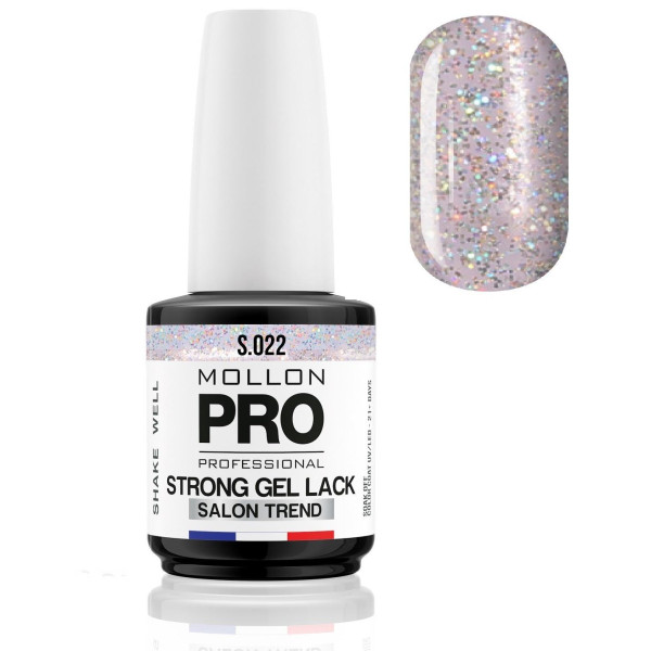 Vernis Permanent Soak Off Strong Gel Lack Aqua Quartz - 022 Vernis Permanent Soak Off Strong Gel Lack Aqua Quartz - 022