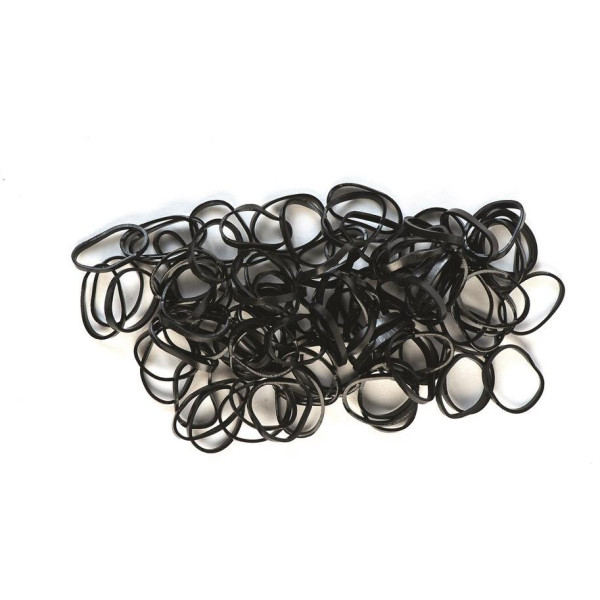 Pochette 100 black elastics Pochette 100 black elastics