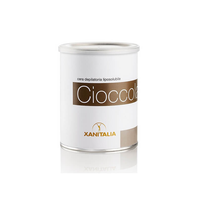 Wegwerphars in vetoplosbare chocolade 800 ml pot - Voor alle huidtypes