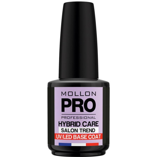 Nail Base Coat Semi Permanent Glanz Mollon Pro Hybrid 15ml