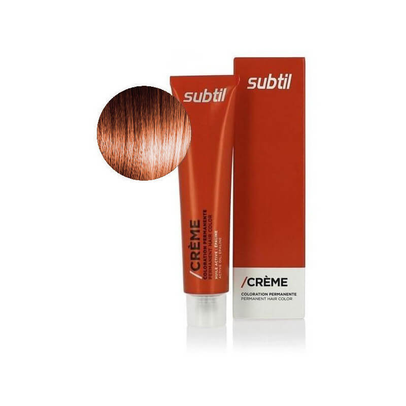 Crema sutil N ° 60 ml 7,40 intenso cobre Rubio