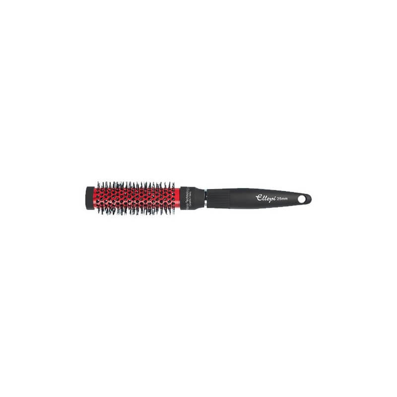 Brosse ronde céramique red 25mm