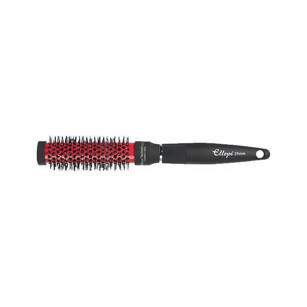 Brosse ronde céramique red 25mm