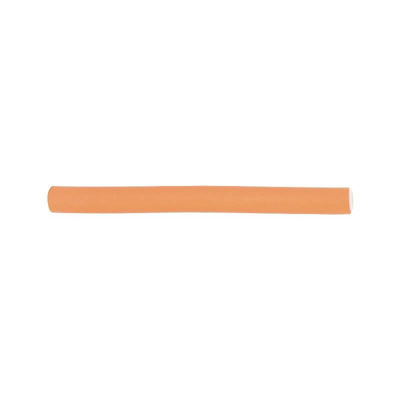 Pack of 12 orange superflex curlers 17 mm