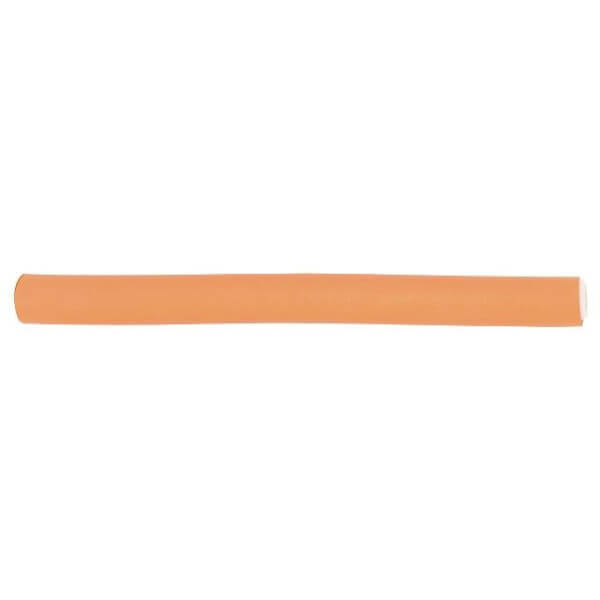 Pack of 12 orange superflex curlers 17 mm