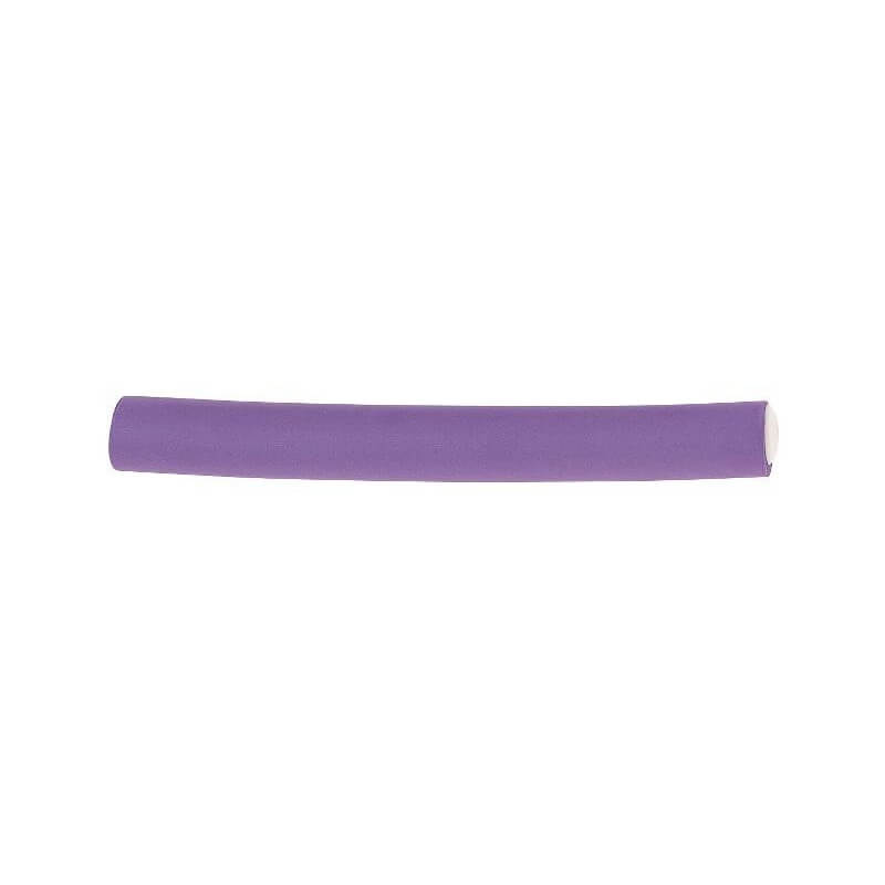 Pack of 12 Violet superflex curlers, 20 mm