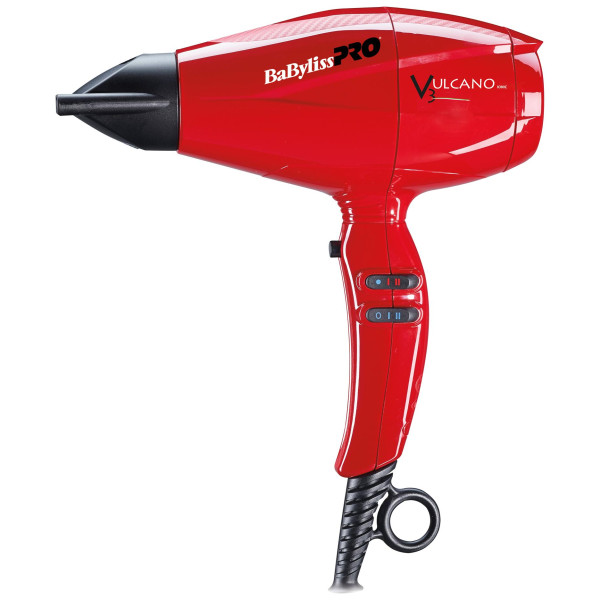 Sèche-cheveux Babyliss Pro V3 vulcano rouge 2200W Sèche-cheveux Babyliss Pro V3 vulcano rouge 2200W