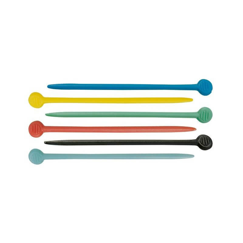 Doos met 200 diverse plastic tandenstokers.