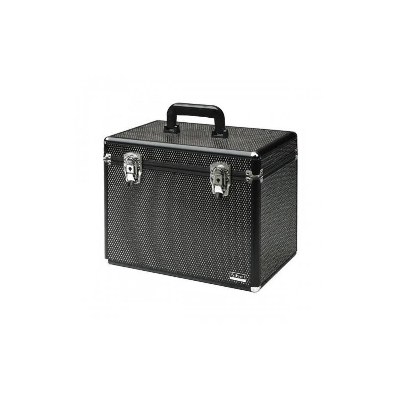 Schwarzer Koffer mit Strasssteinen 0150597