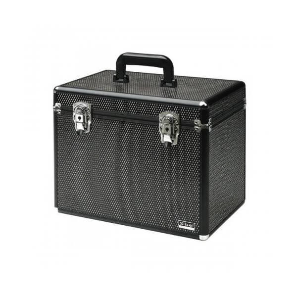 Koffer met zwarte strass 0150597 Koffer met zwarte strass 0150597