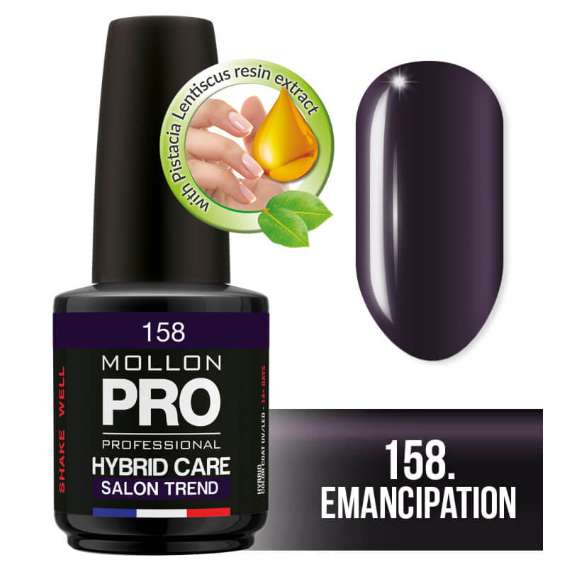 Verniz Híbrido de Cuidado Semi-Permanente Mollon Pro 15ml 158