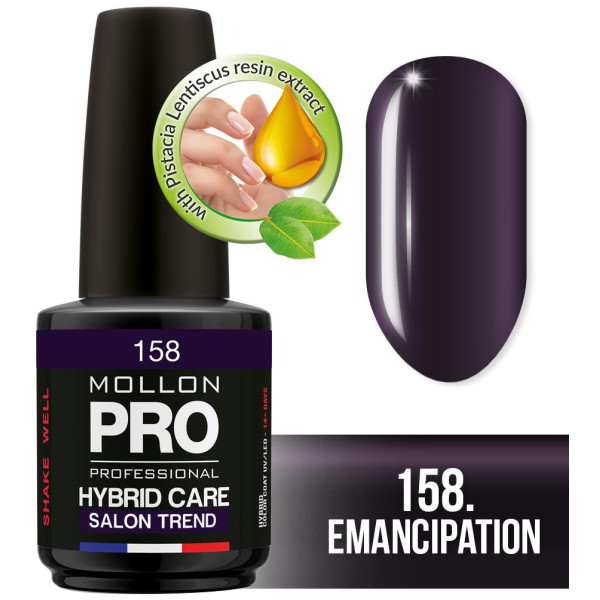 Vernis Semi-permanent Hybrid Care Mollon Pro 15ml 158 Vernis Semi-permanent Hybrid Care Mollon Pro 15ml 158
