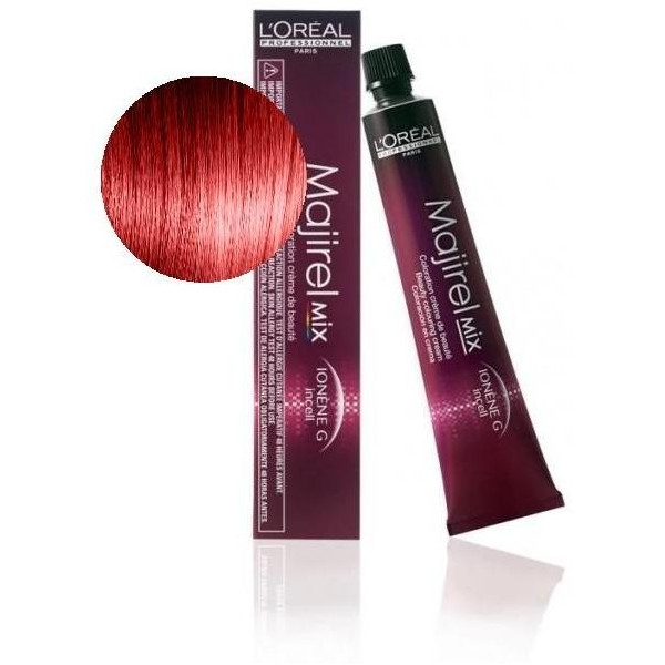 tubo de 50 ml de la mezcla de color rojo Majirel tubo de 50 ml de la mezcla de color rojo Majirel