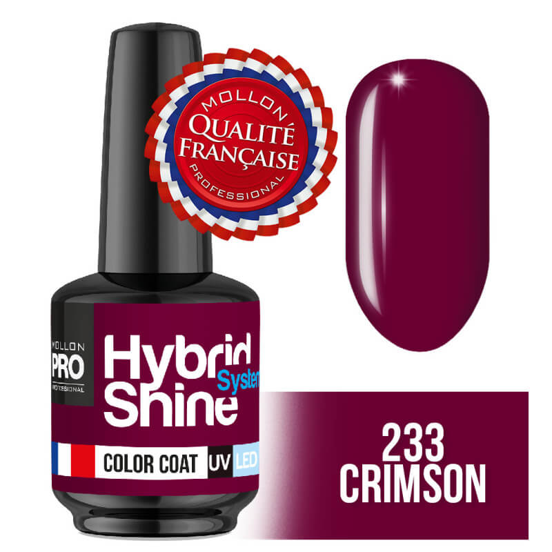 Mini Vernis Semi-Permanent Hybrid Shine Mollon Pro Calais - 233