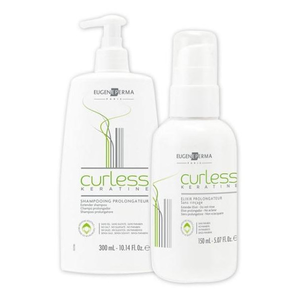 Pack Duo entretien Lissage Brésilien Curless Kératine Pack Duo entretien Lissage Brésilien Curless Kératine
