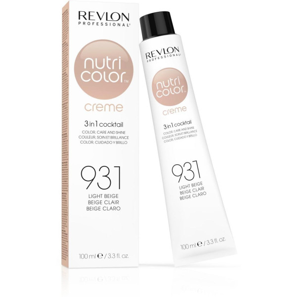 Revlon Nutri Schlauchfarbe Creme 931 Light Beige 100 ML Revlon Nutri Schlauchfarbe Creme 931 Light Beige 100 ML