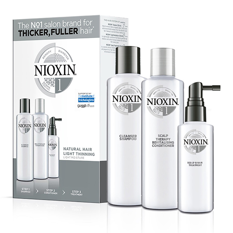 Confezione cura Nioxin N°1 - Capelli fini e naturali - 
