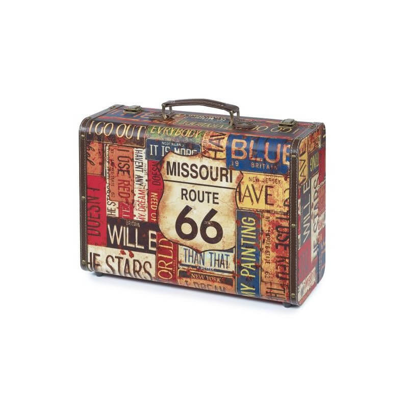 Vintage Road Trip Suitcase