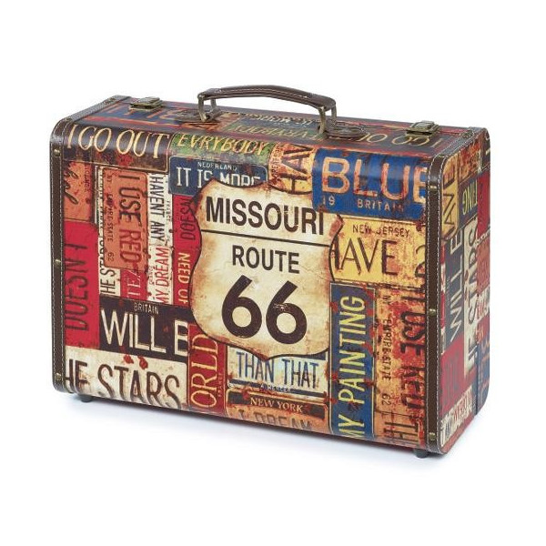 Vintage Road Trip Suitcase