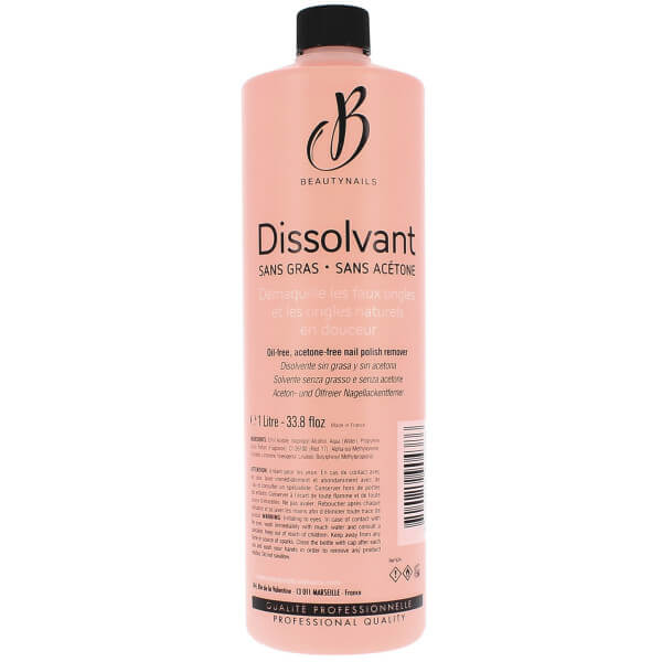 Removedor de esmalte sem acetona da Beautynails, 1 litro. Removedor de esmalte sem acetona da Beautynails, 1 litro.