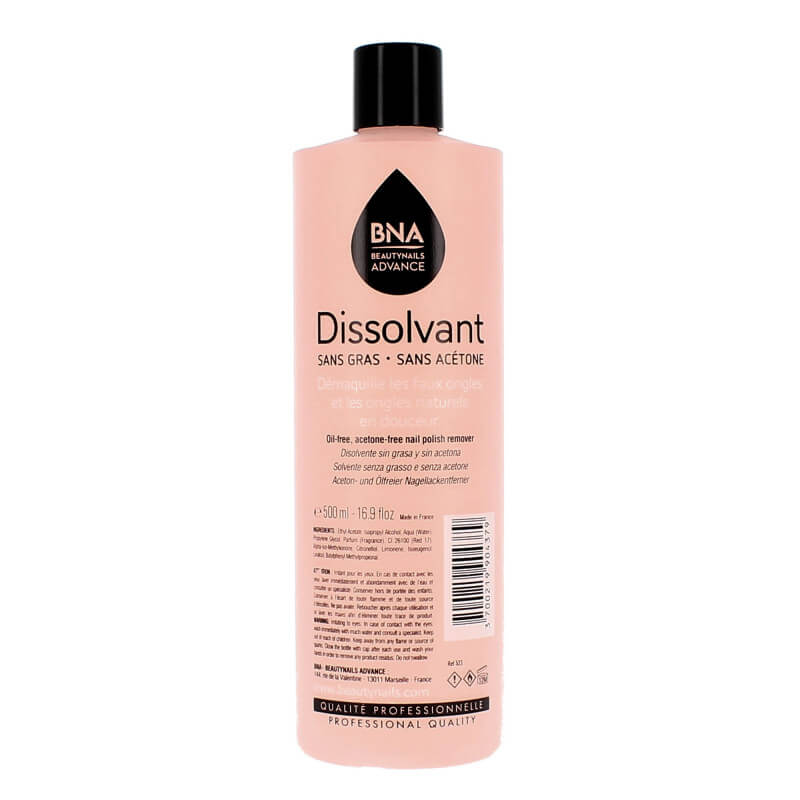 Dissolvant sans acétone Beautynails 500 ML