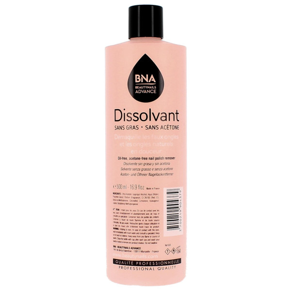 Dissolvant sans acétone Beautynails 500 ML Dissolvant sans acétone Beautynails 500 ML