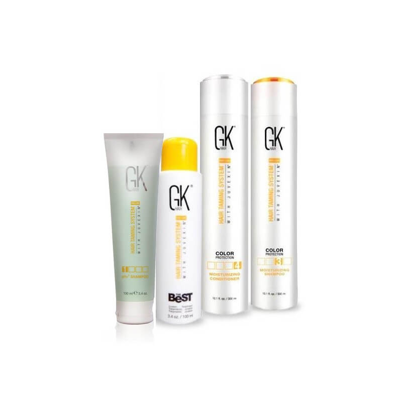 GKhair The Best 100 ML + verzorging 300 ML gladmakende kit