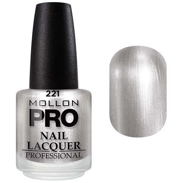 lacca Classic 15 ml Mollon Pro Argento Shimmer - 221 lacca Classic 15 ml Mollon Pro Argento Shimmer - 221