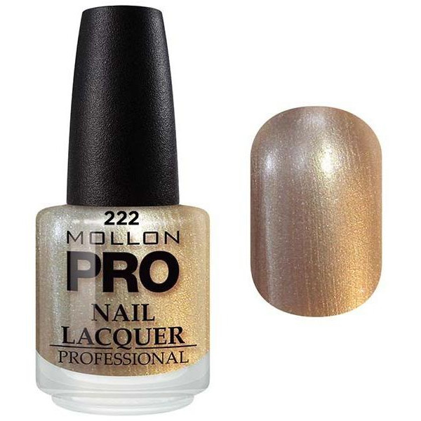 lacca Classic 15 ml Mollon Pro luccichio d'oro - 222 lacca Classic 15 ml Mollon Pro luccichio d'oro - 222