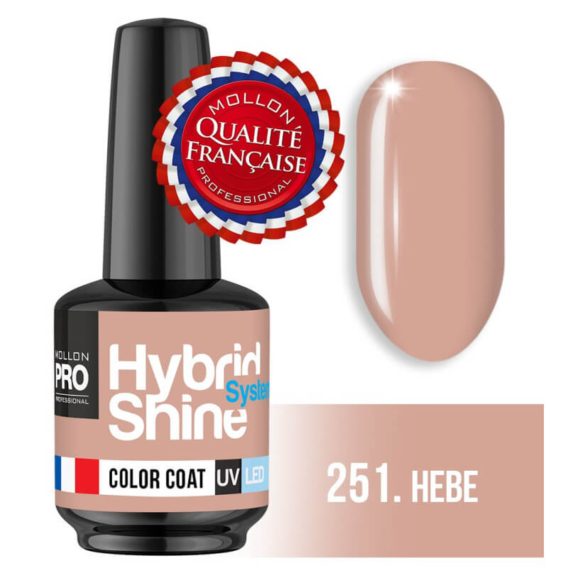 Mini Smalto semi-permanente Hybrid Shine Mollon Pro (Per colore) Hebe - 251