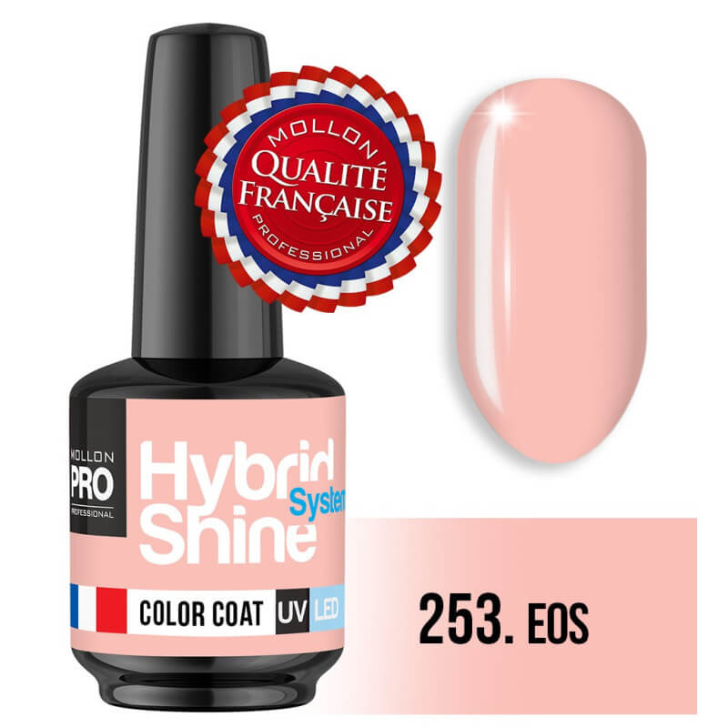 Mini Vernis Semi-Permanent Hybrid Shine Mollon Pro Eos - 253