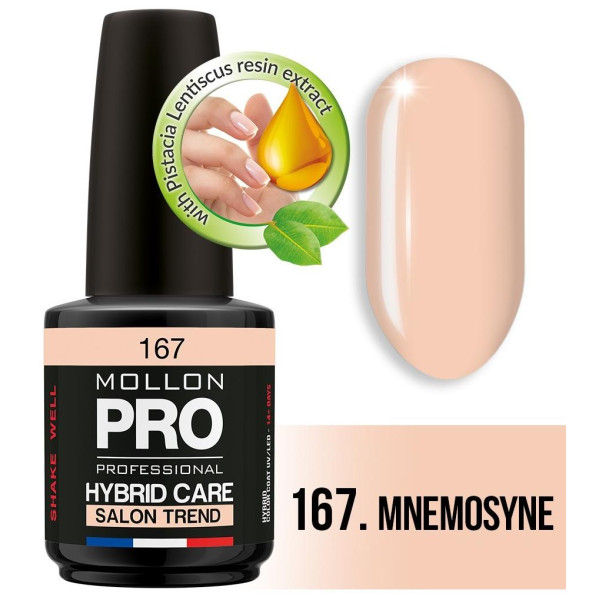 Semipermanente Hybridpflege Mollon Pro 15ml Polnische Mnemosyne - 167 Semipermanente Hybridpflege Mollon Pro 15ml Polnische Mnemosyne - 167