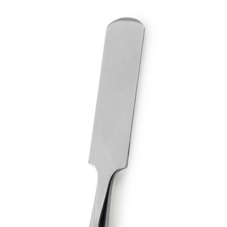 Mini white metal spatula Elements - 9 cm