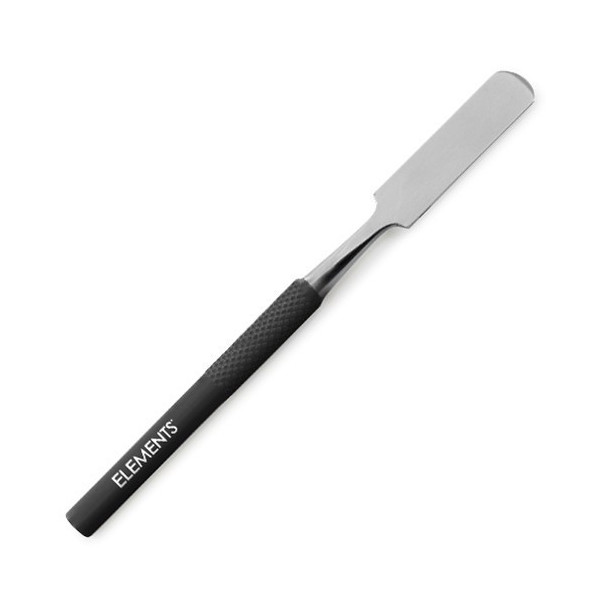 Mini white metal spatula Elements - 9 cm