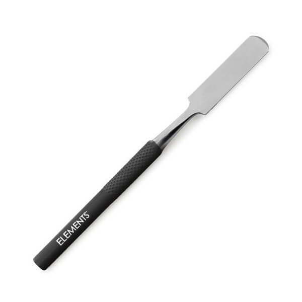 Kleine witte metalen spatel Elements - 9 cm