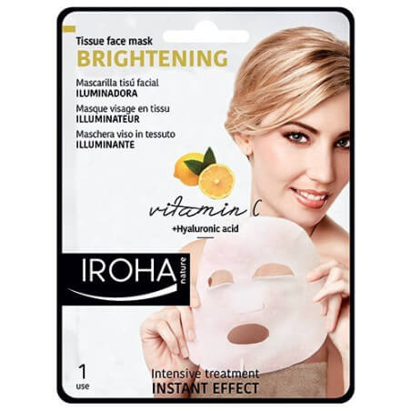 Masque visage tissu illuminateur IROHA