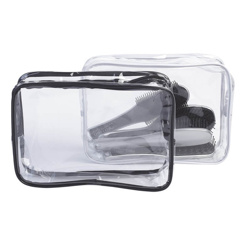 Transparent Pencil Case Black Edges 600027402