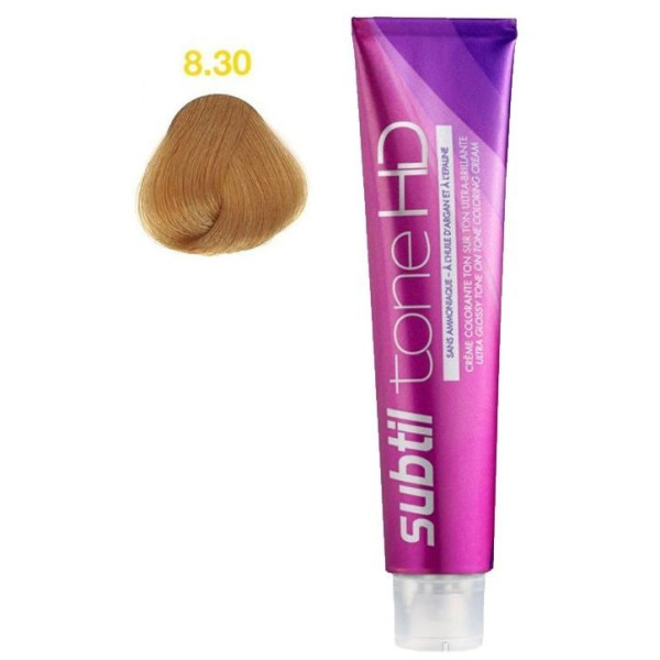 Subtle Tone HD N ° 8.30 Very Light Blonde Intense Golden 60 ML Subtle Tone HD N ° 8.30 Very Light Blonde Intense Golden 60 ML