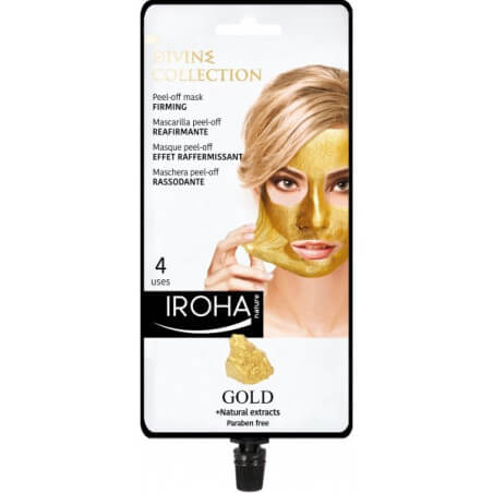 Masque visage peel-off raffermissant gold IROHA