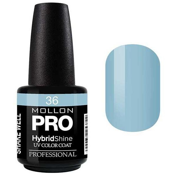 Lack Semi-Permanent Glanz Mollon Pro Hybrid 15ml Irys - 36 Lack Semi-Permanent Glanz Mollon Pro Hybrid 15ml Irys - 36