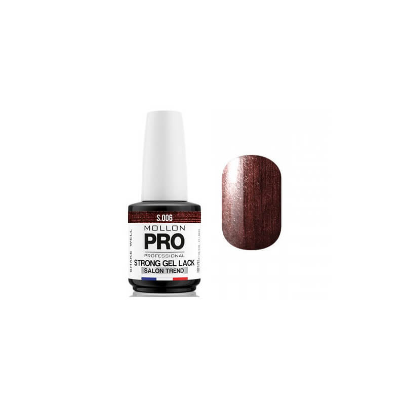 Vernis Permanent Soak Off Strong Gel Lack Mollon Pro Zircon Crystal - 06