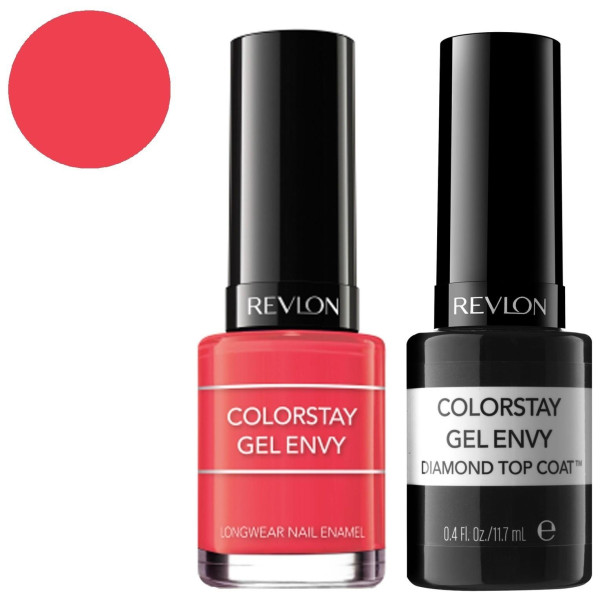 Vernis à Ongles ColorStay Gel Envy Pocket Aces + Top Coat Diamond Offert Vernis à Ongles ColorStay Gel Envy Pocket Aces + Top Coat Diamond Offert