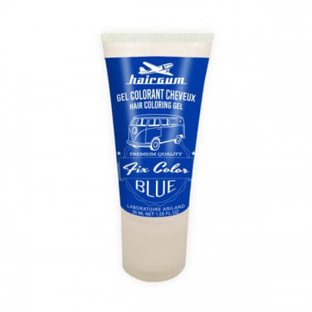 Hairgum Gel Fix Color bleu 30 ML