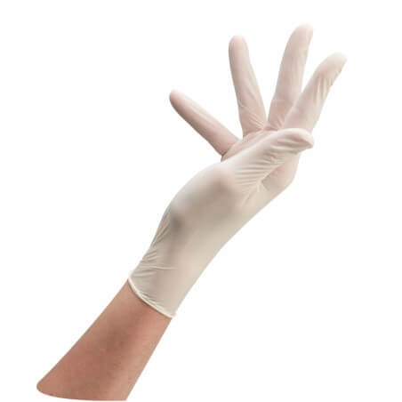 Metro Professional Disposable gloves, Latex powdered white, size XL, box of  100 pieces - VMD parfumerie - drogerie