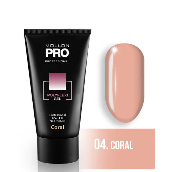 PolyFlexi Gel Kleur donkerroze 60 ml PolyFlexi Gel Kleur donkerroze 60 ml