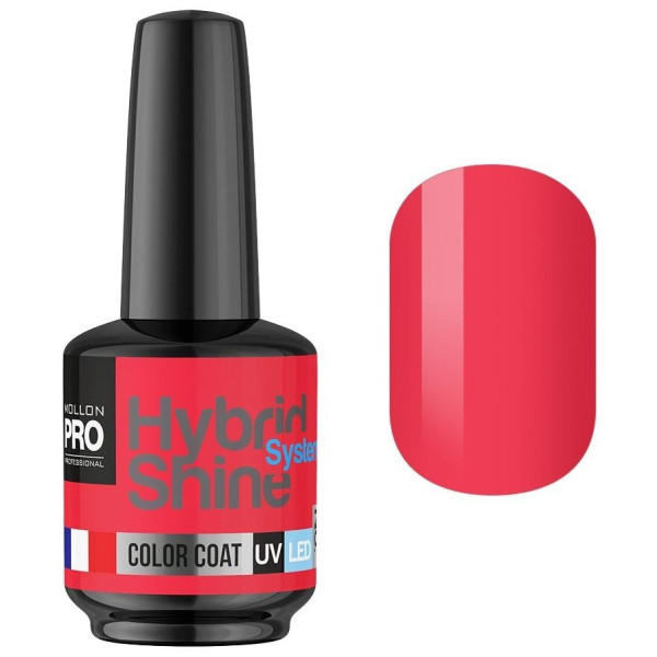 Mini Vernis Semi-Permanent Hybrid Shine Mollon Pro Coral 2/04 Mini Vernis Semi-Permanent Hybrid Shine Mollon Pro Coral 2/04
