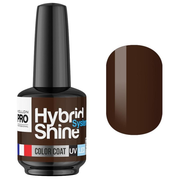 Mini Vernis Semi-Permanent Hybrid Shine Mollon Pro Chocolate 2/10 Mini Vernis Semi-Permanent Hybrid Shine Mollon Pro Chocolate 2/10