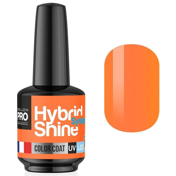 Semi-Permanent Mini Varnish Hybrid Shine Mollon Pro 8ml Peach 2/137 Semi-Permanent Mini Varnish Hybrid Shine Mollon Pro 8ml Peach 2/137