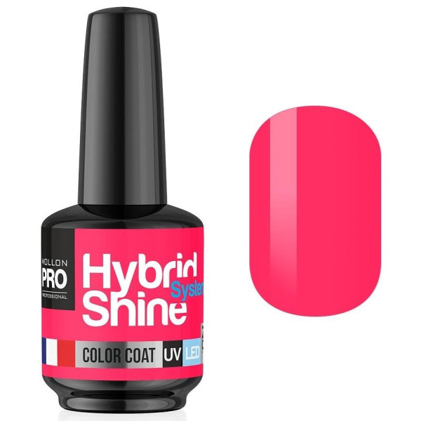 Semi-Permanent Mini Varnish Hybrid Shine Mollon Pro 8ml Raspberry 2/138 Semi-Permanent Mini Varnish Hybrid Shine Mollon Pro 8ml Raspberry 2/138
