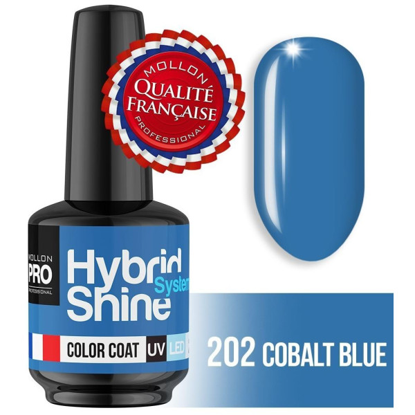 Mini Vernis Semi-Permanent Hybrid Shine Cobalt Blue 2/202 Mini Vernis Semi-Permanent Hybrid Shine Cobalt Blue 2/202